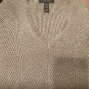 Silver Ralph Lauren sweater medium